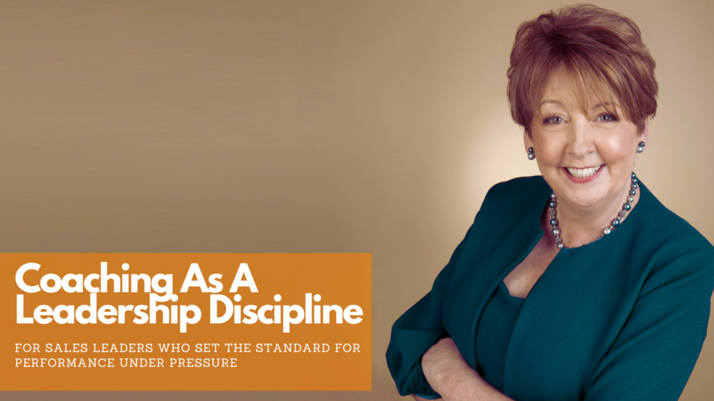 Coaching as a leadership discipline